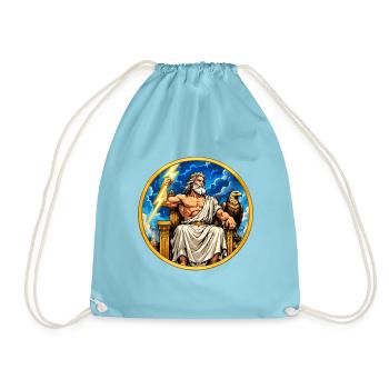 Zeus Donnerthron - Turnbeutel - Aqua - Vorne