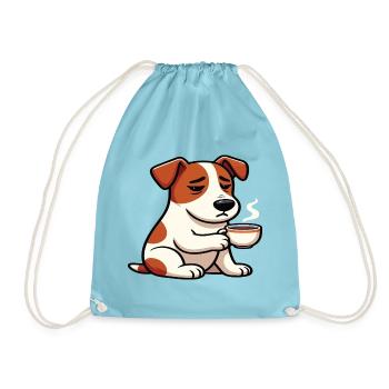 Jack Russel terrier Jack russel Besitzer Jacky - Turnbeutel - Aqua - Vorne