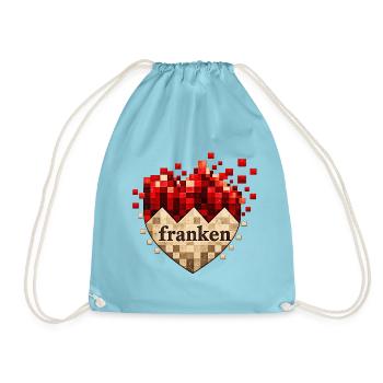 Franken - Turnbeutel - Aqua - Vorne