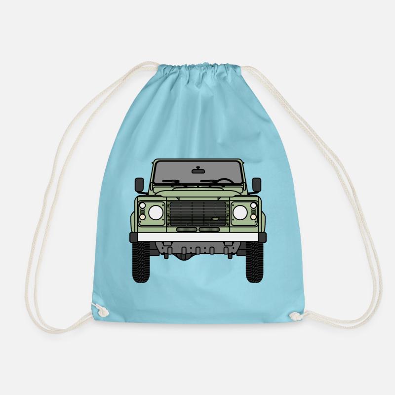 Defender - Front - Drawstring Bag - aqua