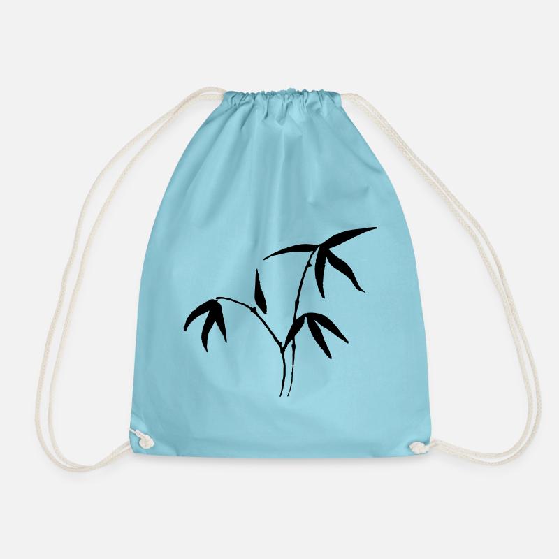 Bambus - Turnbeutel - Aqua