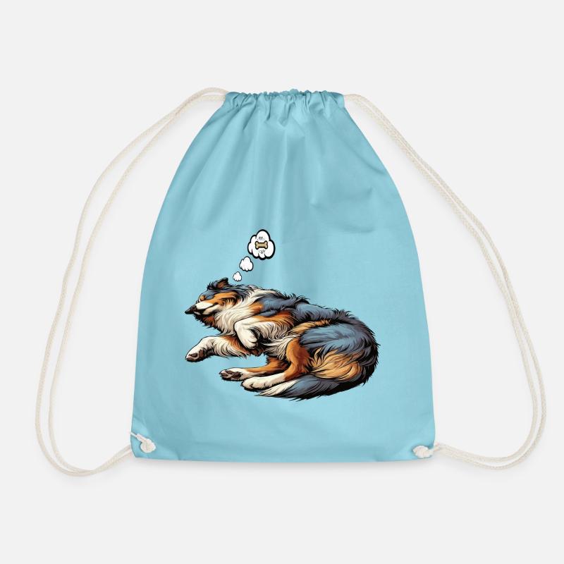 Australian Shepherd Aussie Aussiebesitzer Aussies - Turnbeutel - Aqua