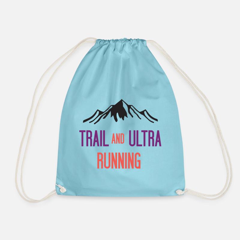 Trail- und Ultraläufe - Turnbeutel - Aqua