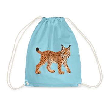 Luchs - Turnbeutel - Aqua - Vorne