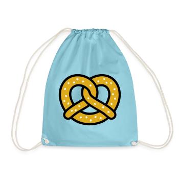 Festival folk du jardin de bière Pretzel Bavaria Pretzel Baker - Sac de sport léger - aqua - Devant