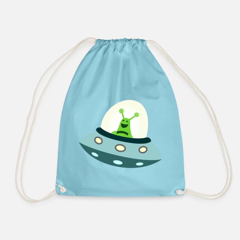 UFO - Drawstring Bag - aqua