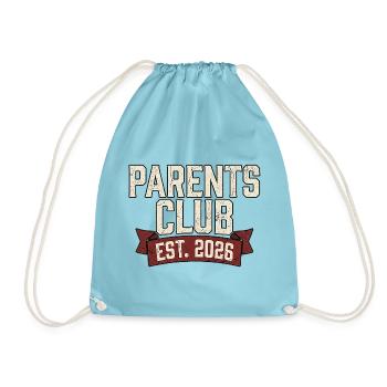 Parents Club Vintage - Turnbeutel - Aqua - Vorne