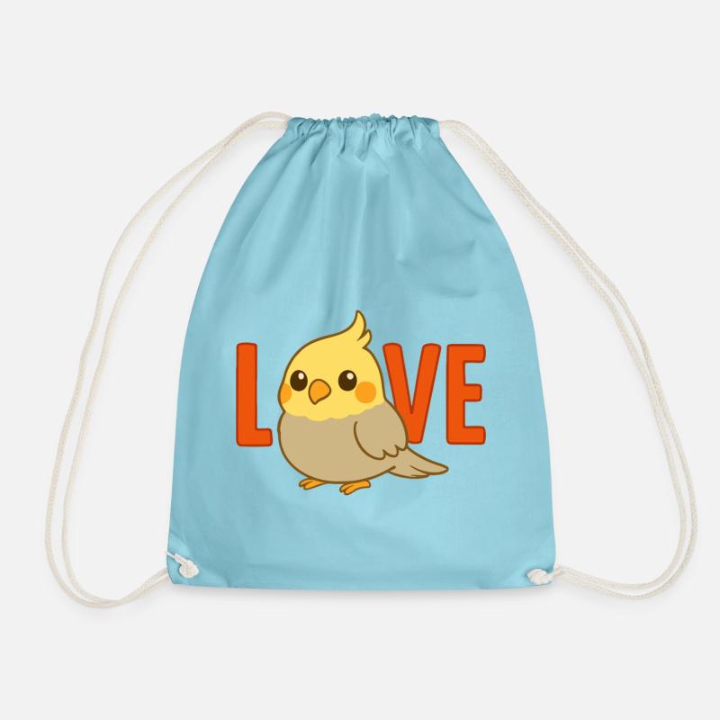 Amour calopsitte - Sac de sport léger - aqua