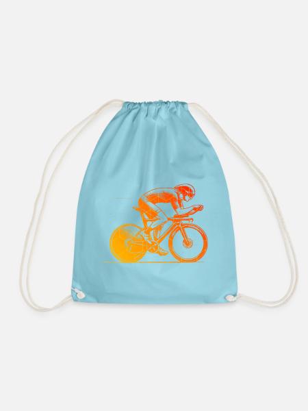 Roadbike Stil für jeden Anlass - Turnbeutel - Aqua