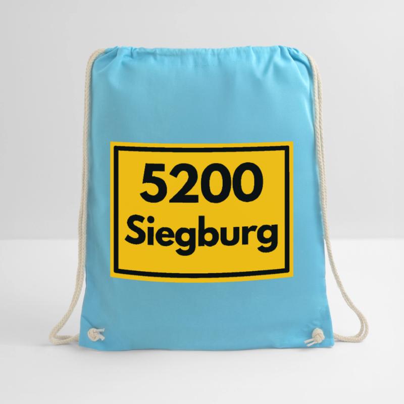 OLD POSTCODE POSTCODE RETRO SIEGBURG - RHEIN SIEG Drawstring Bag