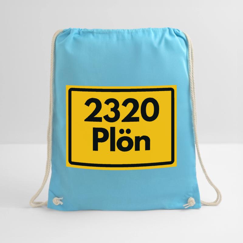OLD POSTCODE POSTCODE RETRO 2320 PLÖN SEENPARADIES Drawstring Bag