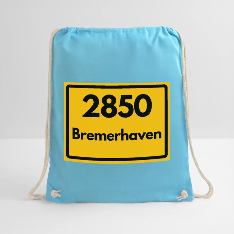 OLD POSTCODE POSTCODE RETRO 2850 BREMERHAVEN Drawstring Bag