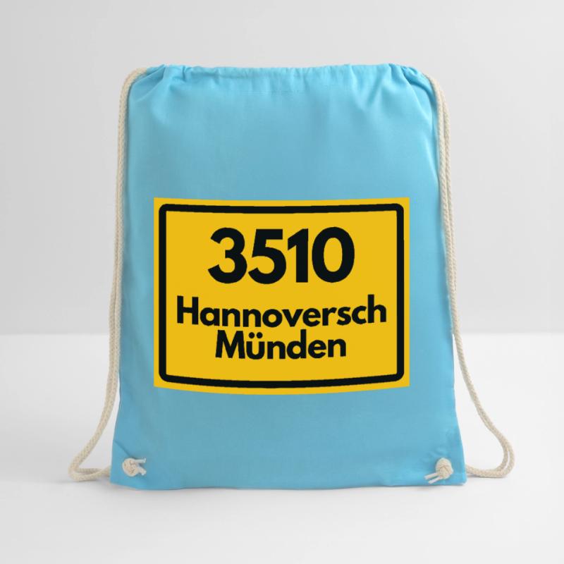 OLD POSTCODE ZIP CODE 3510 HANNOVERSCH MÜNDEN HANN Drawstring Bag