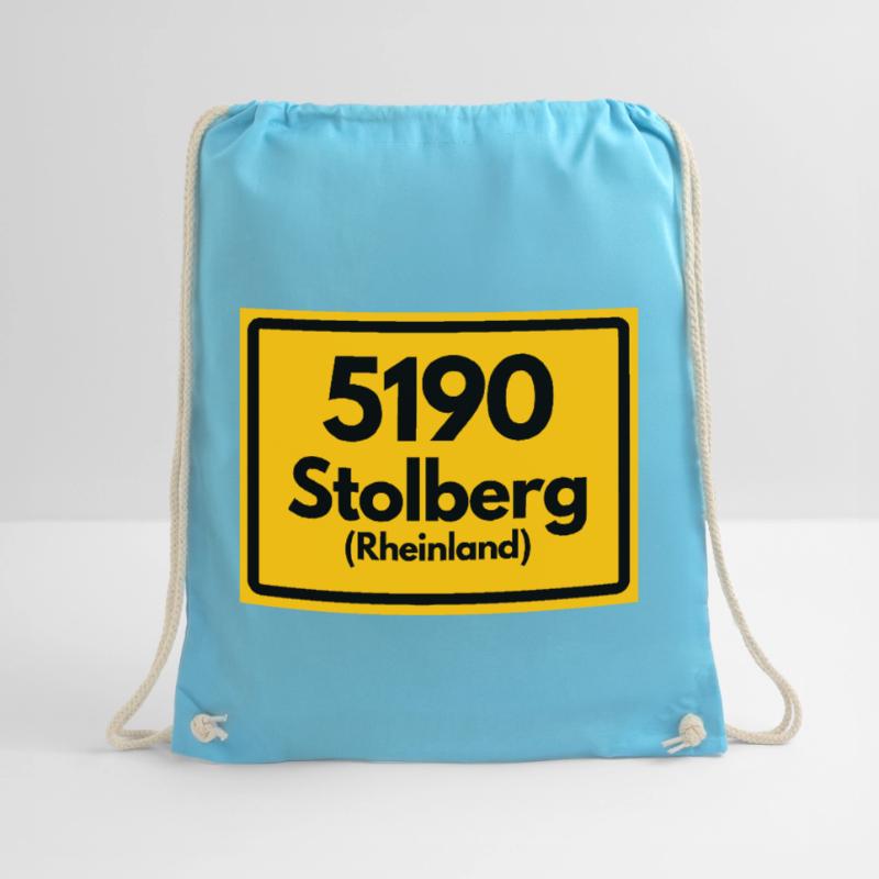 OLD POSTCODE ZIP CODE 5190 STOLBERG (RHINELAND) Drawstring Bag