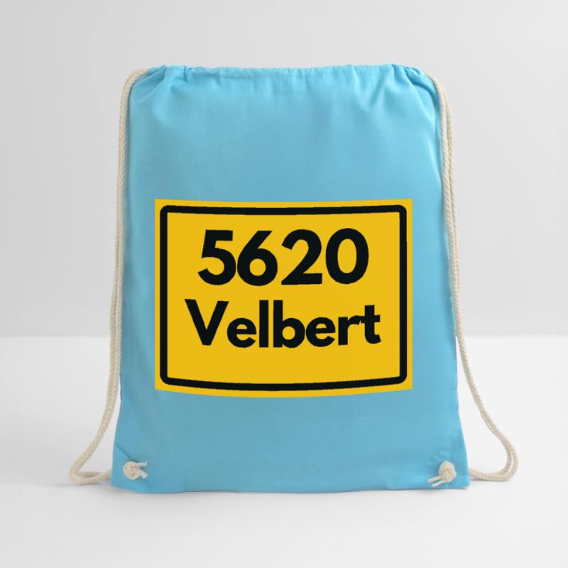 OLD POSTCODE POSTCODE RETRO 5620 VELBERT NRW Drawstring Bag