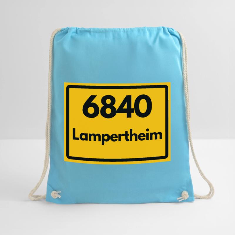 OLD POSTCODE POSTCODE RETRO 6840 LAMPERTHEIM Drawstring Bag
