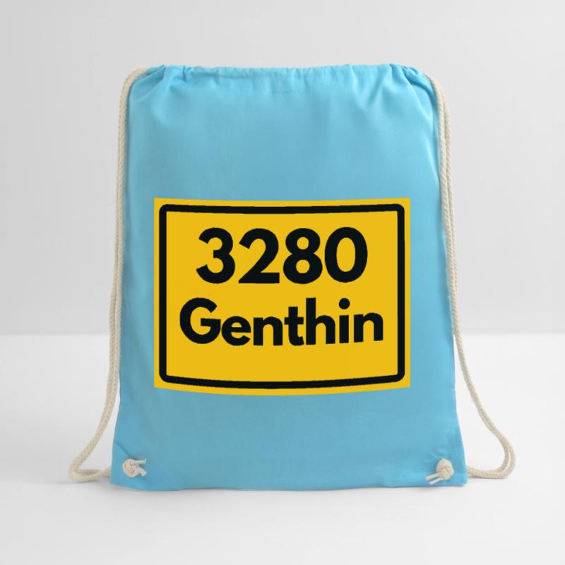 OLD POSTCODE POSTCODE RETRO 3280 GENTHIN HEIMAT Drawstring Bag