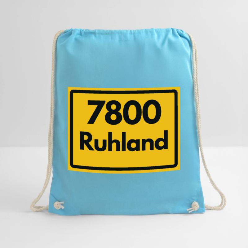 OLD POSTCODE POSTCODE, BRANDENBURG 7800 RUHLAND Drawstring Bag