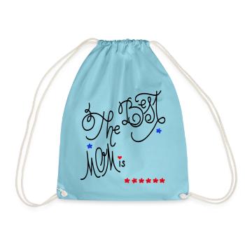 la meilleure maman, fête des mères - Sac de sport léger - aqua - Devant