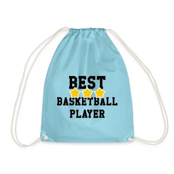 World's Best Basketball Player – Sports Champion - Drawstring Bag - aqua - Front