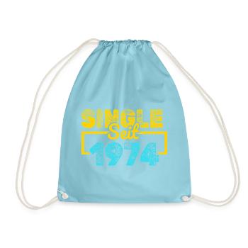 seit 1974 - Turnbeutel - Aqua - Vorne