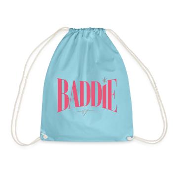 Baddie Aesthetic Böses Mädchen Bad Girl Baddie - Turnbeutel - Aqua - Vorne