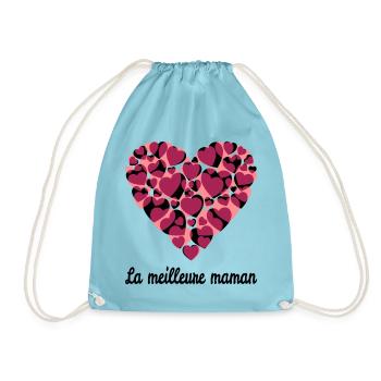 la meilleure maman - Turnbeutel - Aqua - Vorne