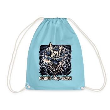 Heavy Metal Enzian - Turnbeutel - Aqua - Vorne