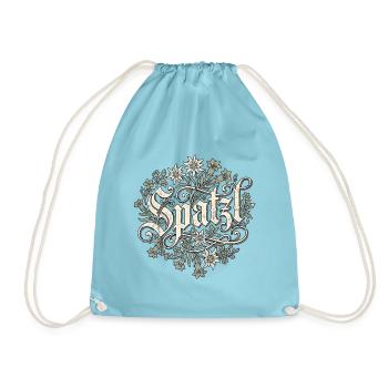 Spatzl Bayern - Turnbeutel - Aqua - Vorne