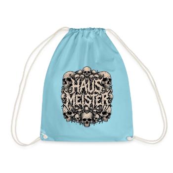 Gothic Hausmeister Death Metal - Turnbeutel - Aqua - Vorne