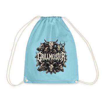 Heavy Metal Grillmeister - Turnbeutel - Aqua - Vorne