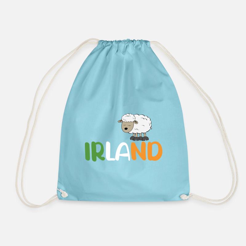 Moutons d’Irlande - Sac de sport léger - aqua
