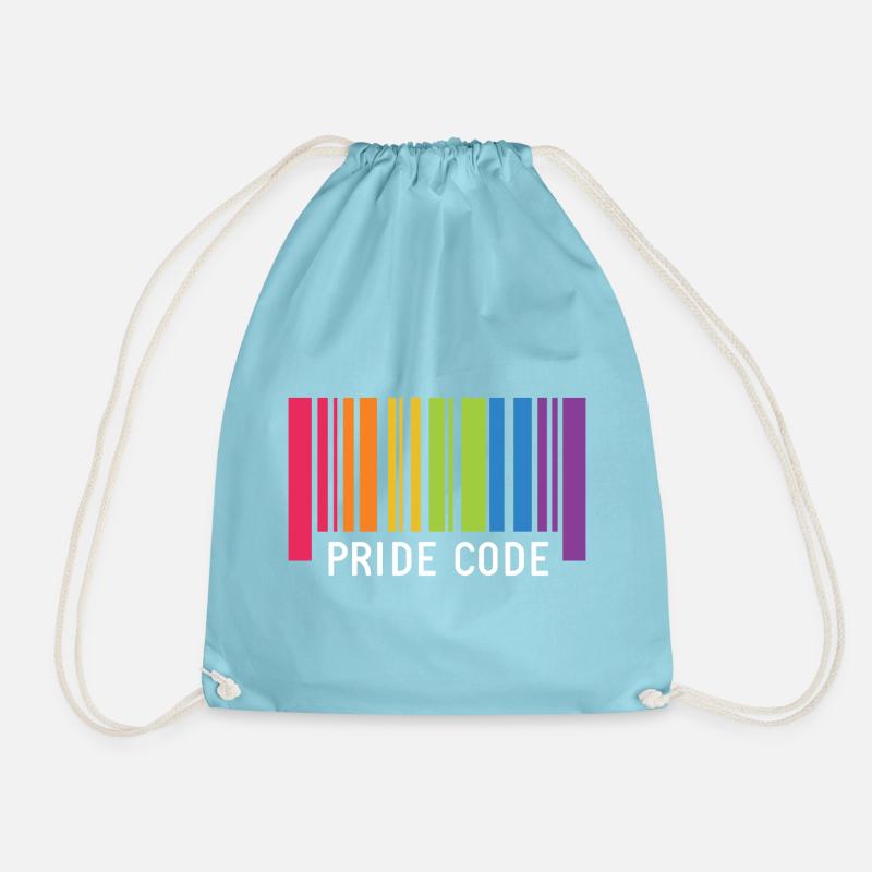 LGBT Pride Monat - Pride Code - Turnbeutel - Aqua