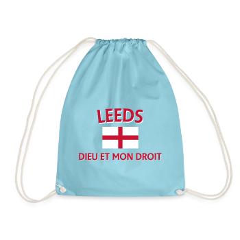 T shirt à motif Leeds France - Sac de sport léger - aqua - Devant