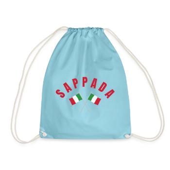 Drapeaux italiens de Sappada - Sac de sport léger - aqua - Devant