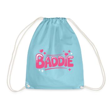 Baddie Aesthetic Böses Mädchen Bad Girl Baddie - Turnbeutel - Aqua - Vorne