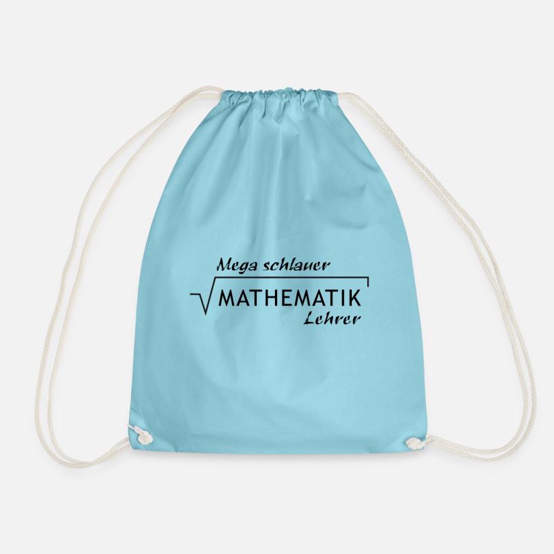 Mathe Lehrer - Turnbeutel - Aqua
