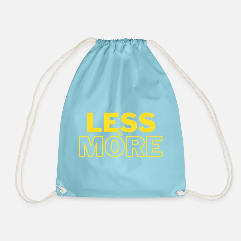 Moins, c’est plus - Sac de sport léger - aqua