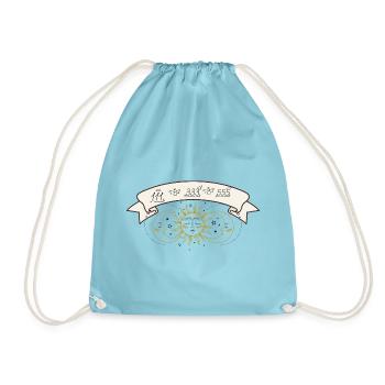 Angel Number - Turnbeutel - Aqua - Vorne