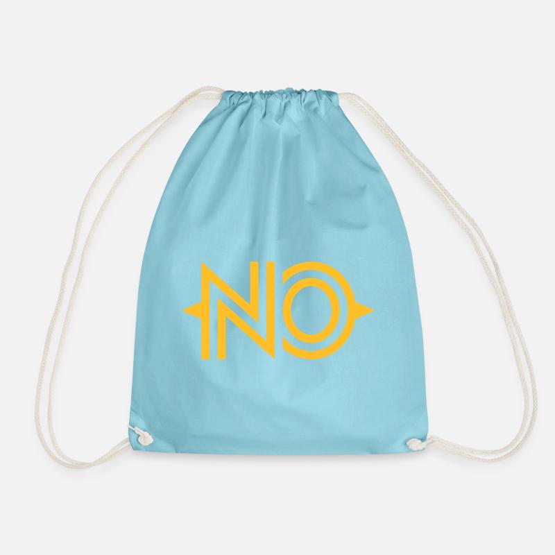 NEIN - Turnbeutel - Aqua