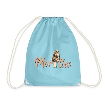 Morcheln - Turnbeutel - Aqua - Vorne