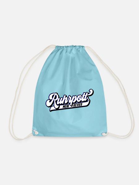 Farben änderbar | Ruhrpott Mein Revier - Turnbeutel - Aqua