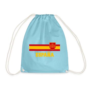 SPANIEN SPAIN España EUROPA SPANISCHE SPORT FAN - Turnbeutel - Aqua - Vorne