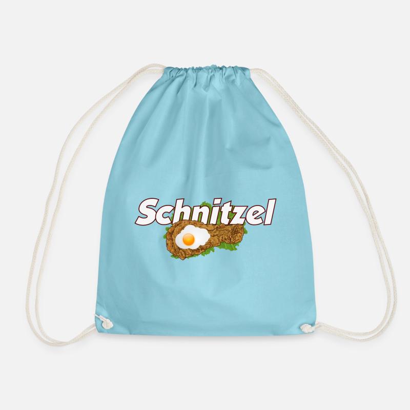 Schnitzel - Turnbeutel - Aqua