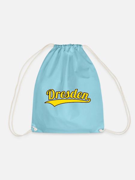 Dresden Deutschland Heimatstadt - Turnbeutel - Aqua