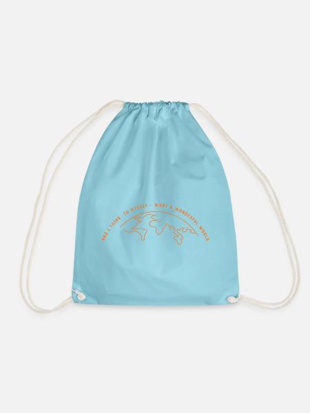 for a wonderful - Turnbeutel - Aqua