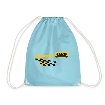 Taxi driver - Drawstring Bag - aqua - Front