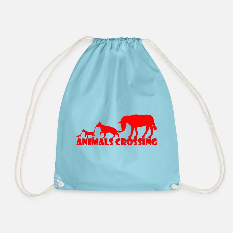 Conception de silhouettes d’aventure animale - Sac de sport léger - aqua