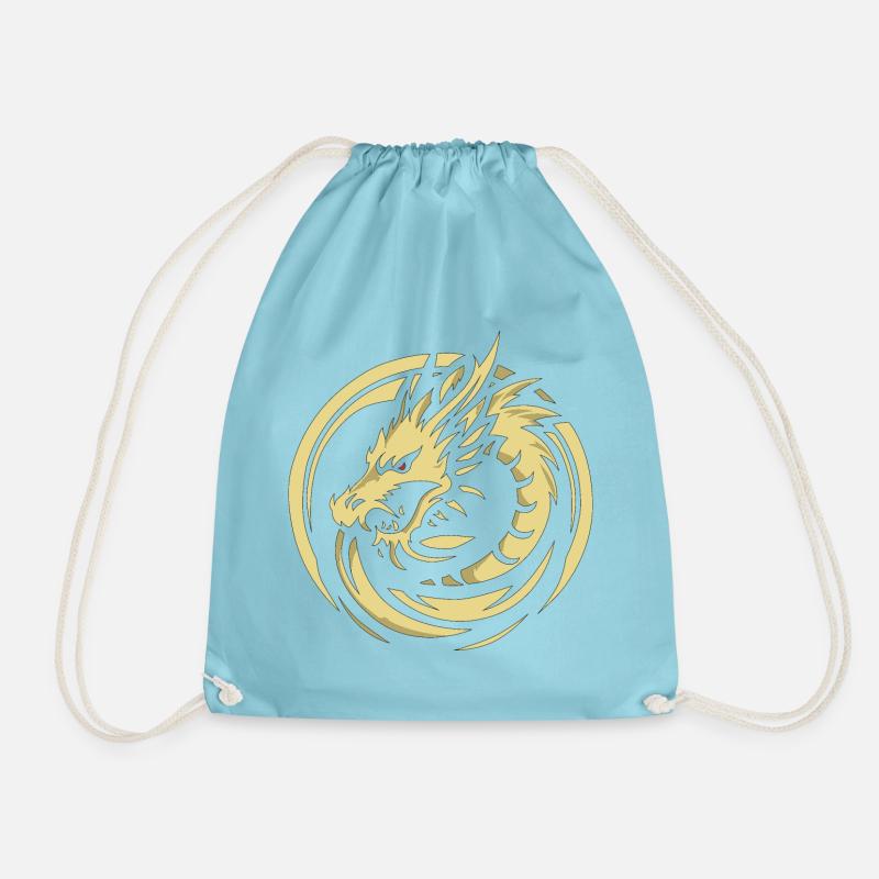 Dragon Emblem - Turnbeutel - Aqua
