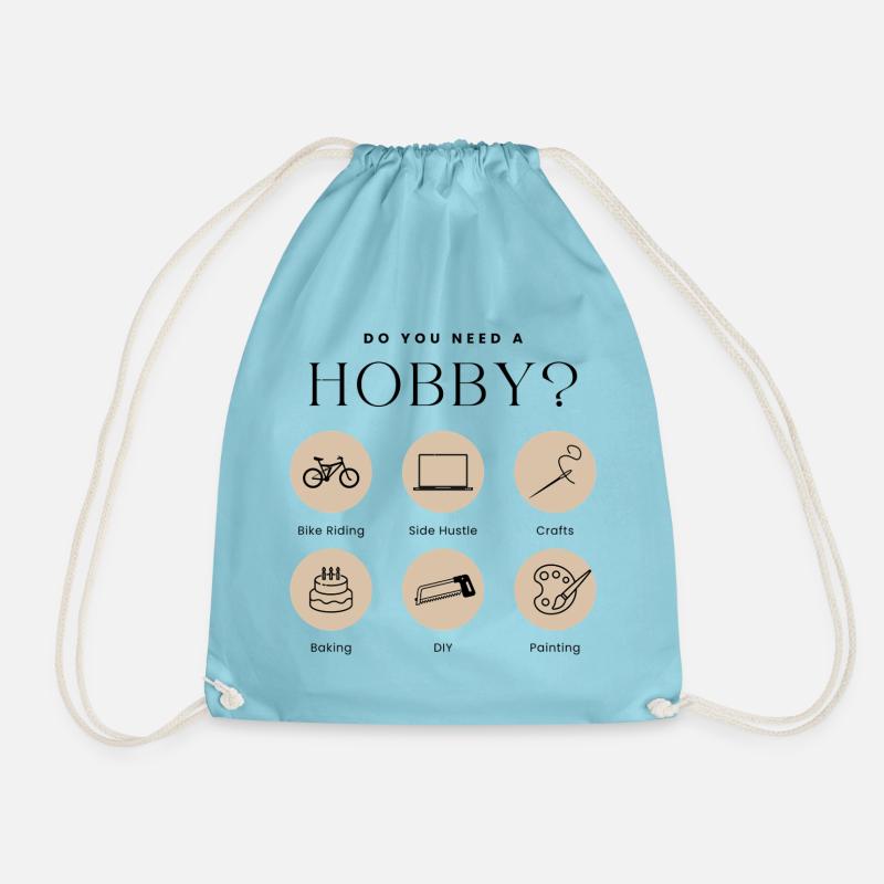Hobby-Modus an - Turnbeutel - Aqua